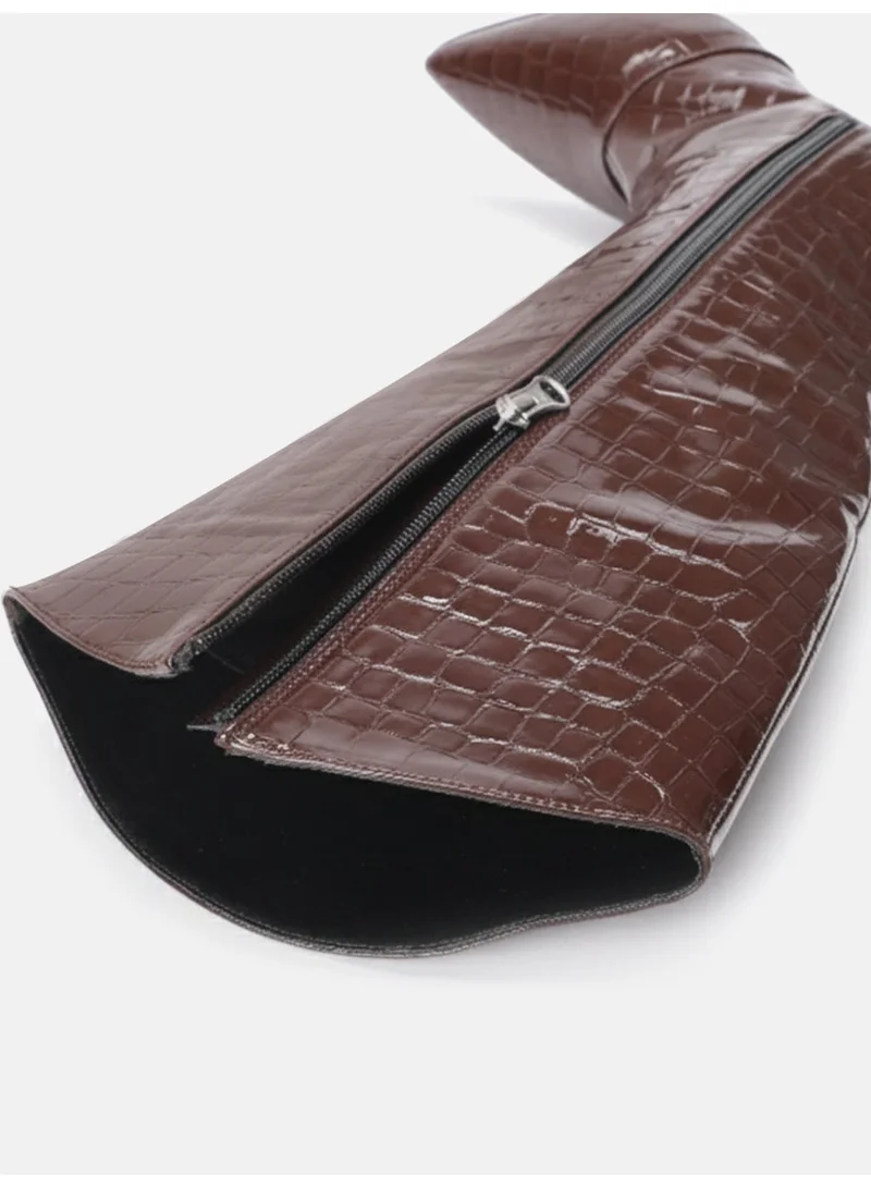 ZORIWORLD  Zoriworld Dezire Brown Boots 3'' Heel Rubber Sole for Women | Best Price UAE